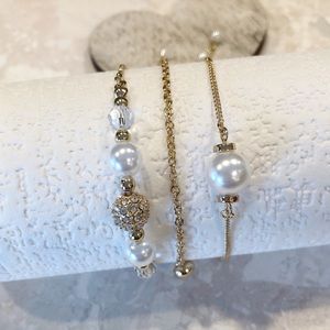 🆕 MUDD Layered Adjustable Bracelets...Set of 3